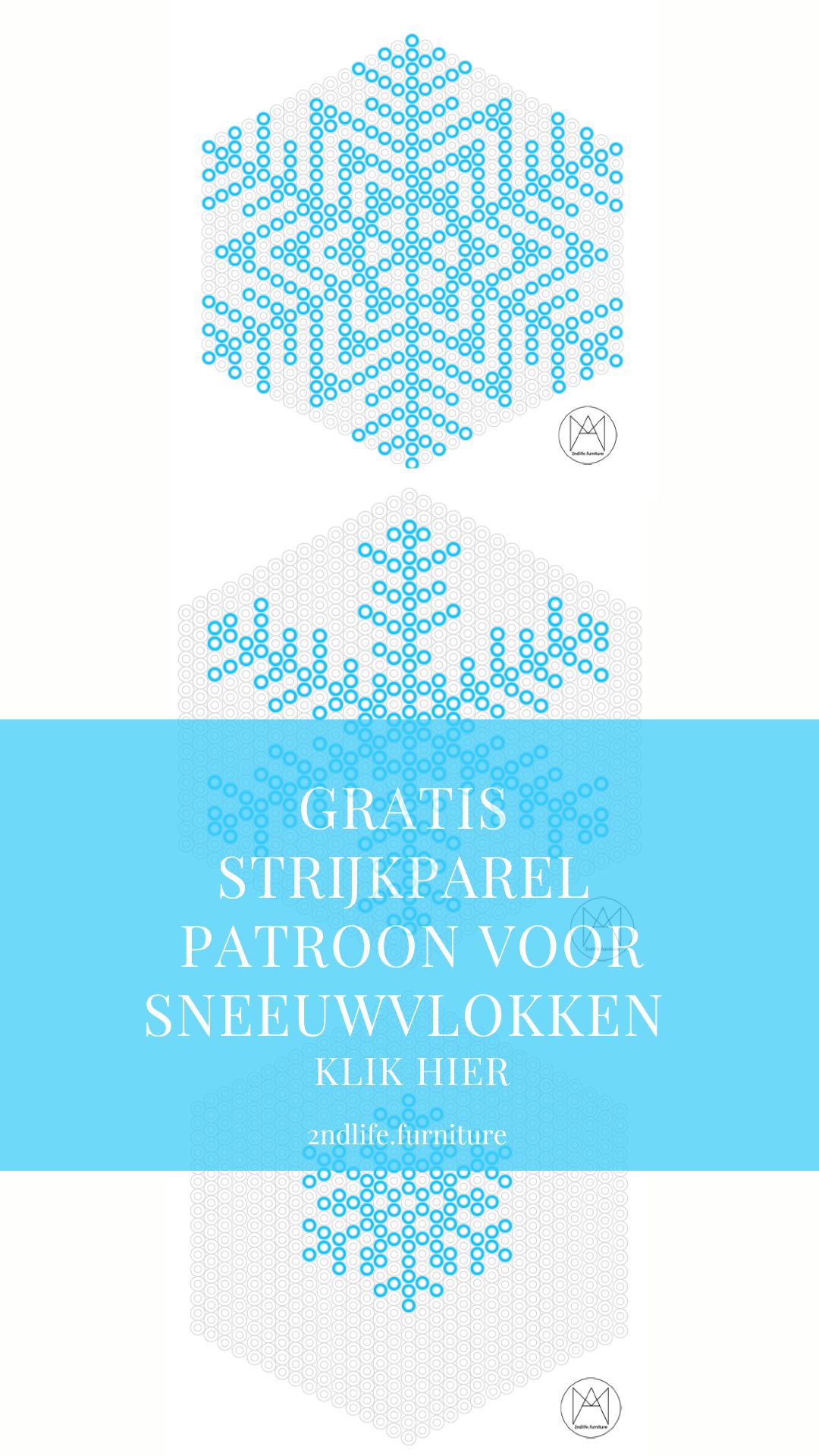 8 Leuke kerst decoratie ideeën om zelf te maken sneeuvlokken met strijkkralen