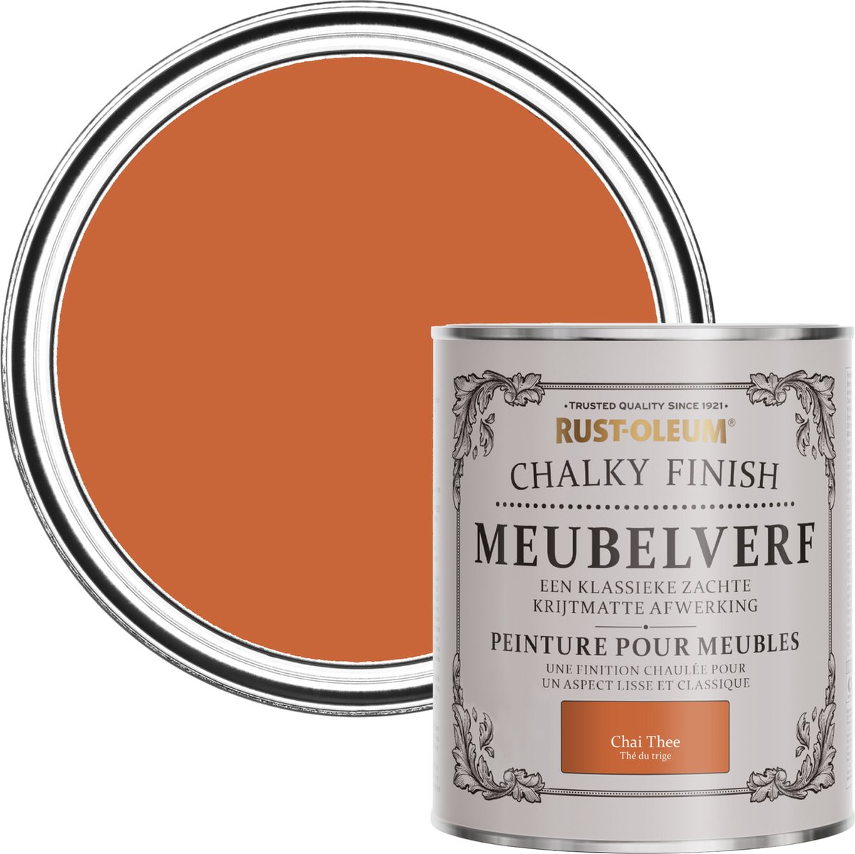 Rust-Oleum Oranje Chalky Finish Meubelverf – Chai&nbsp;Thee