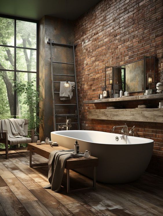 Badkamer inspiratie, ideeen, badkamer decor, badkamer inrichting, industriele badkamerd.jpg