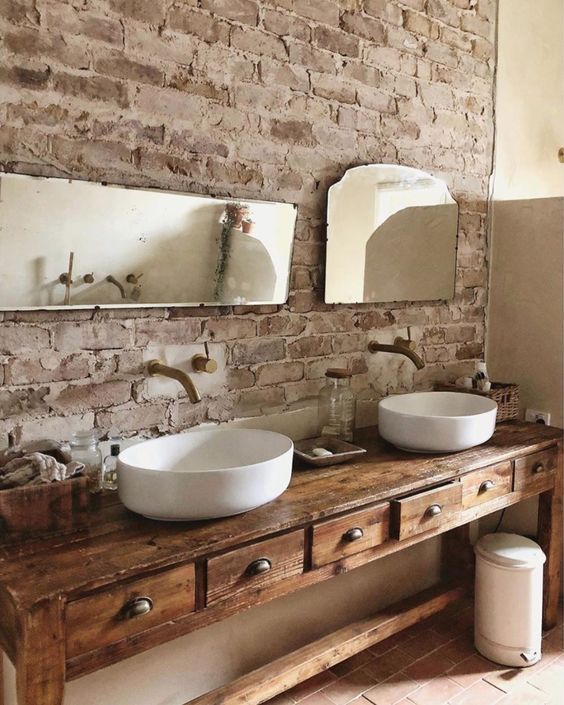 Badkamer inspiratie, ideeen, badkamer decor, badkamer inrichting, landleijke badkamer 2