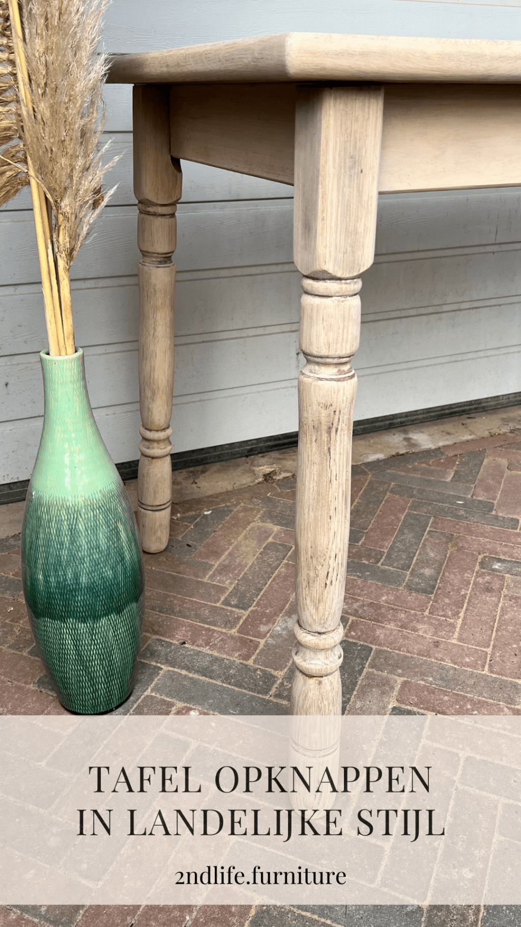Eetafel inspiratie, landelijk wonen, landelijke woonkamer, rustieke huis decoratie, oude tafel opknappen, oude tafel restoreren, tafel hergebruiken 2