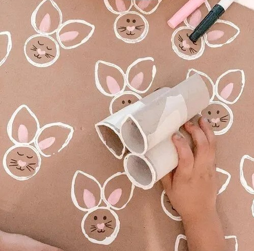 Makkelijke ideeën om te knutselen voor Pasen van wc-rol paashaas tot eierdoos kuikens paasknutsel 6a