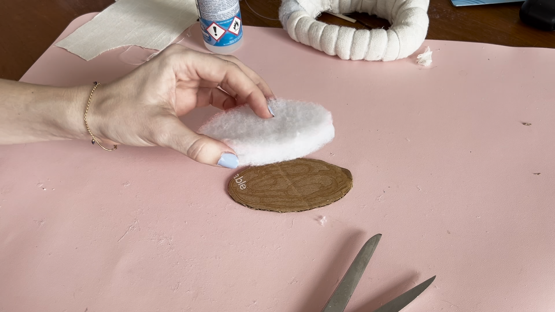 Poppenhuis opknappen Miniatuur meubels zelf maken - mini sofa 54