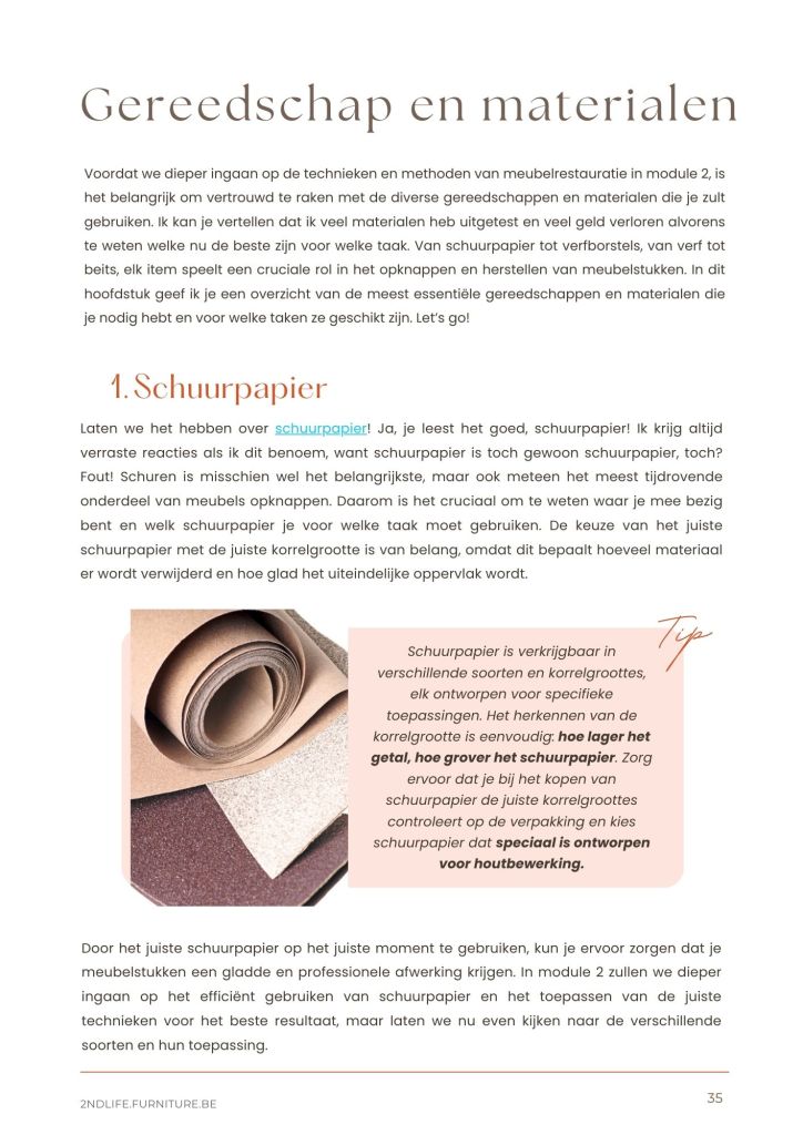 Online cursus meubels opknappen voor beginners - extra geld verdienen van thuis 2