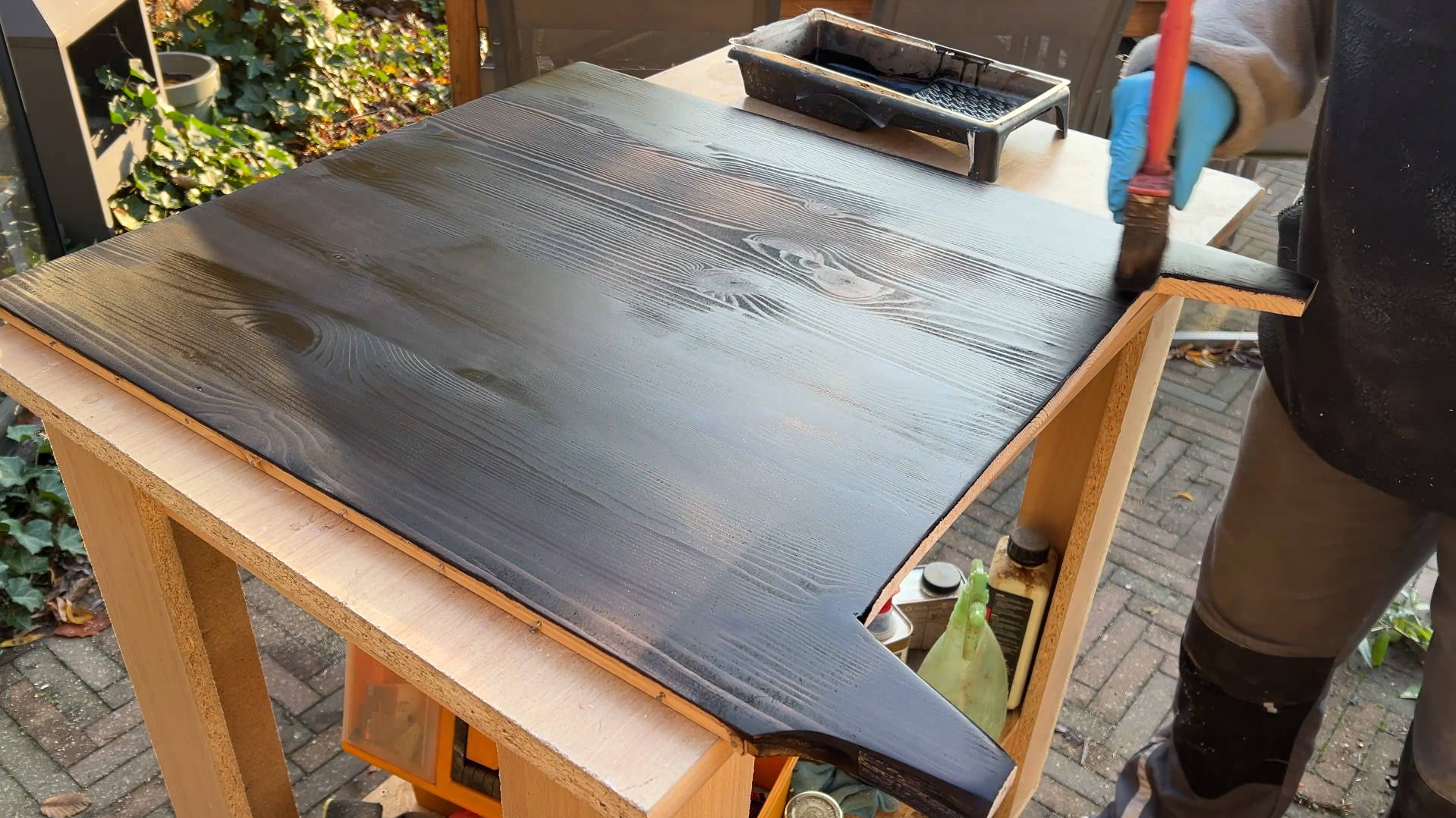 ikea-kast-makeover-glas-in-lood-stained-glass-art-transformatie-DIY-VIntage-meubels-restylen-IKEA-kast-upcycling-refurbishing