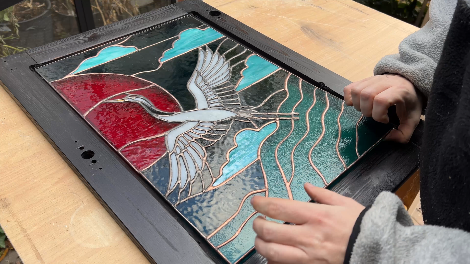 ikea-kast-makeover-glas-in-lood-stained-glass-art-transformatie-DIY-VIntage-meubels-restylen-IKEA-kast-upcycling-refurbishing