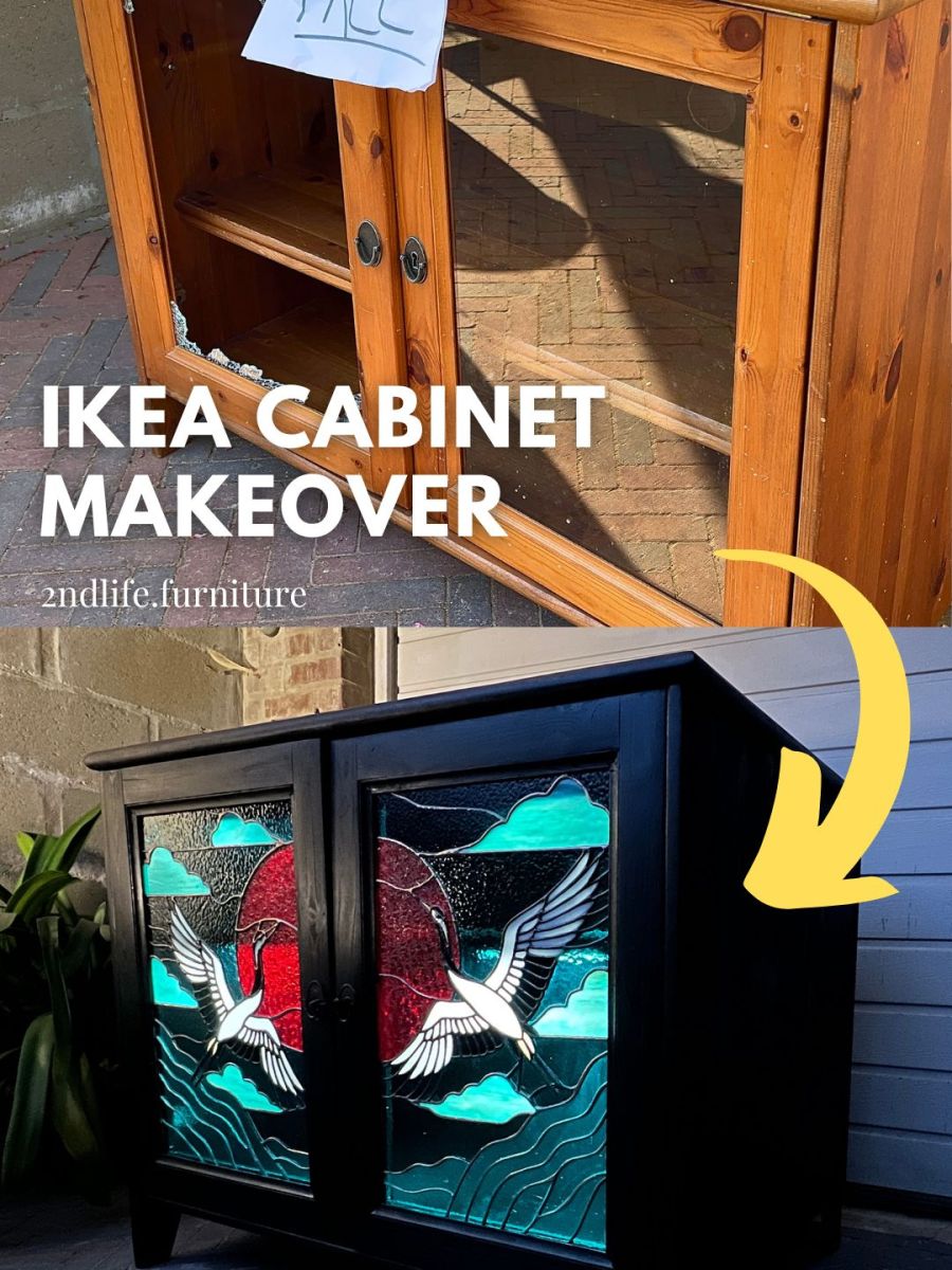 Hoe ik een kapotte IKEA-kast transformeerde tot een uniek glas-in-lood&nbsp;kunstwerk